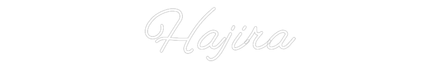Custom Neon: Hajira
