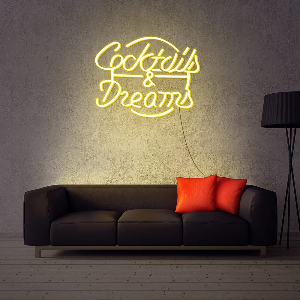 Coctails & Dreams Neon Sign