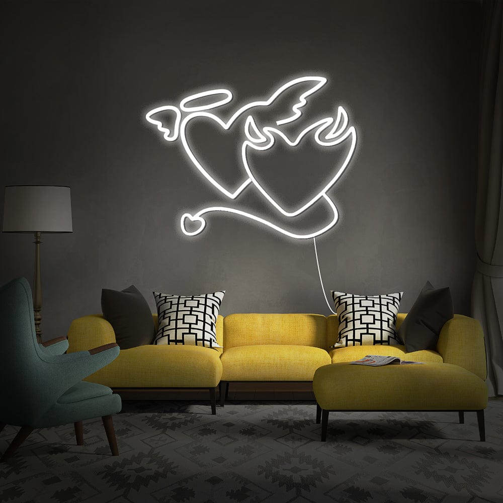 Devil Heart Neon Sign