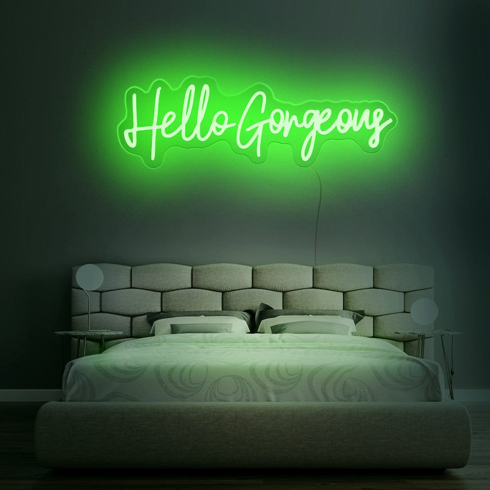 Hello Gorgeous Neon Sign