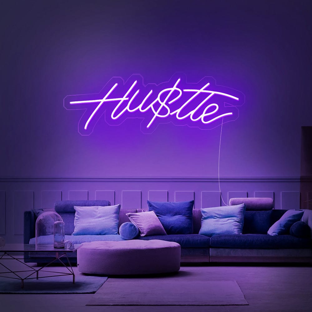 Hustle Neon Sign