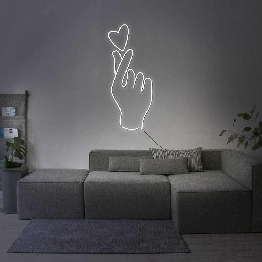 Love finger Neon Sign