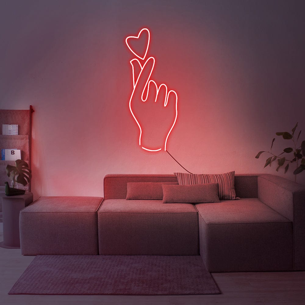 Love finger Neon Sign