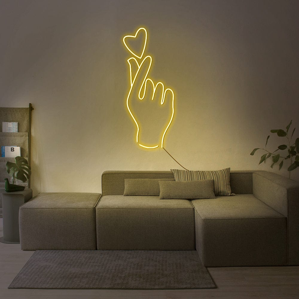 Love finger Neon Sign