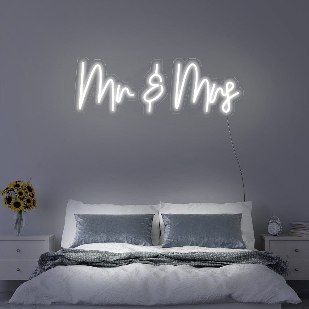 Mr & Mrs Neon Sign