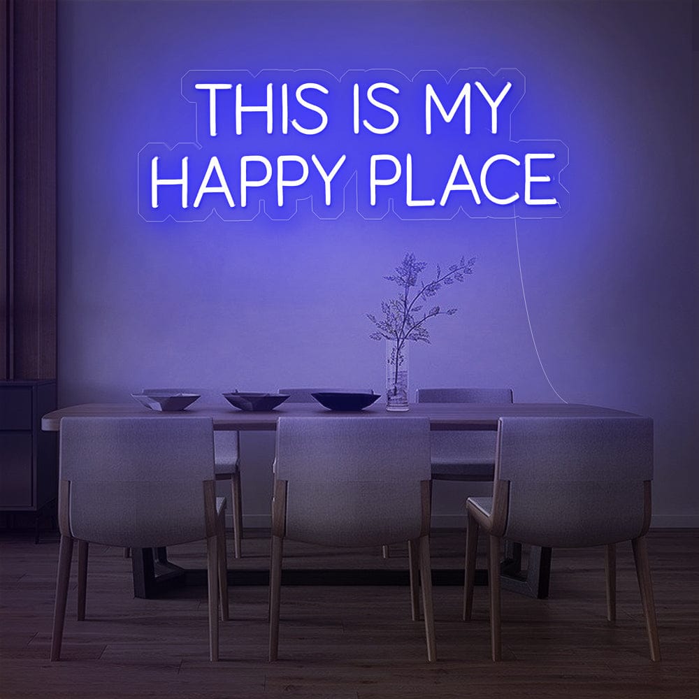 This is my happy place Neon Sign