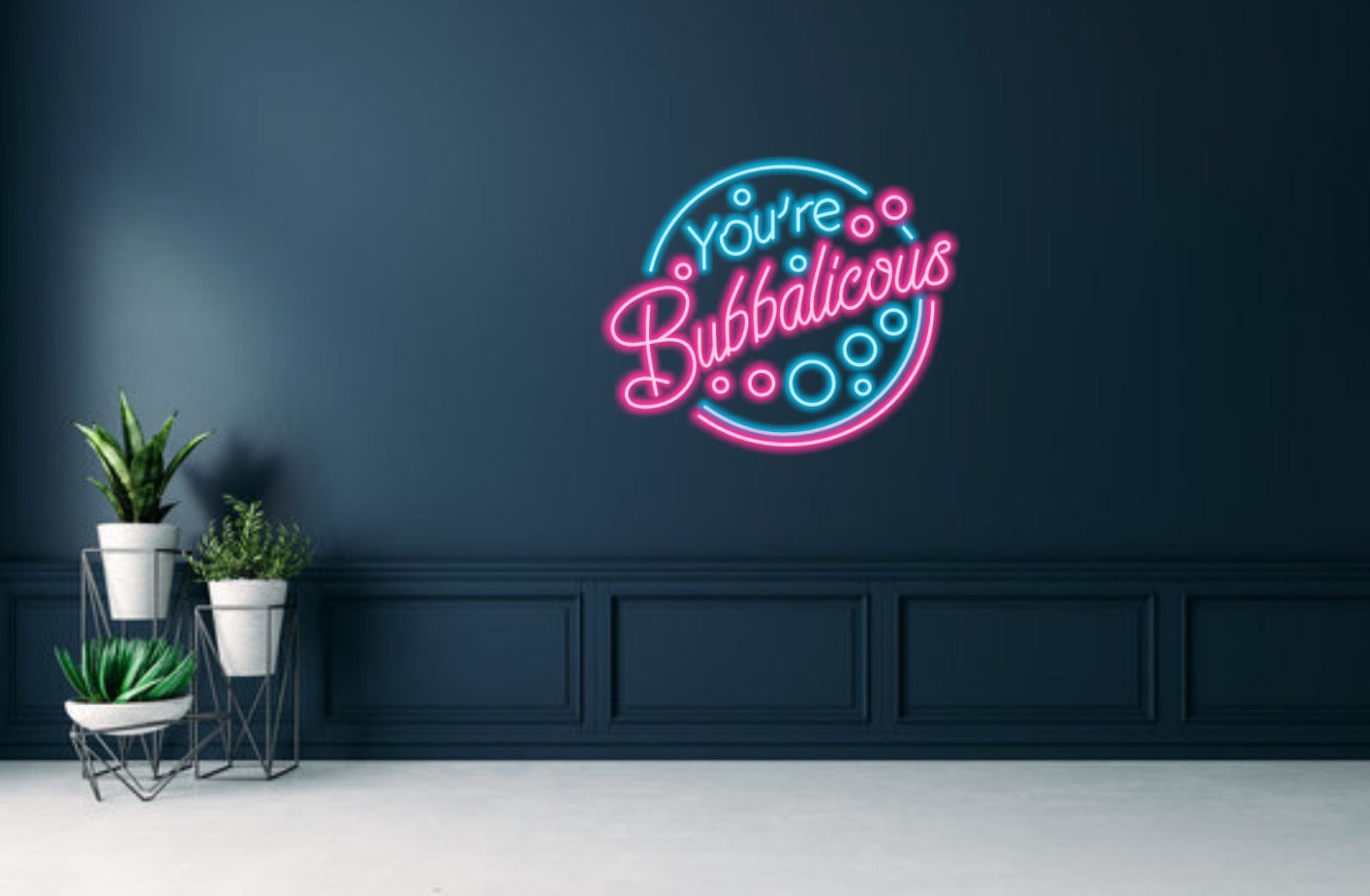 Neon sign for Bubbalicious Lets Neon