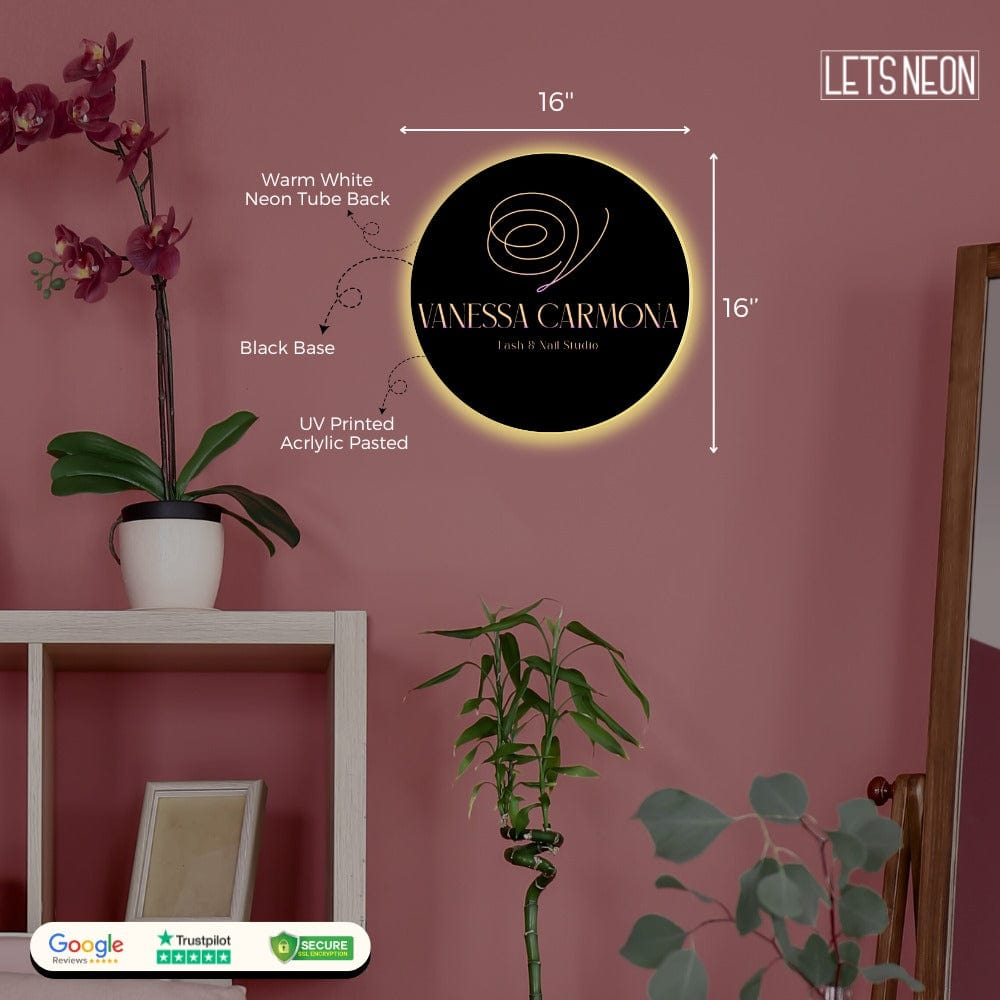 Custom acrylic print Neon sign