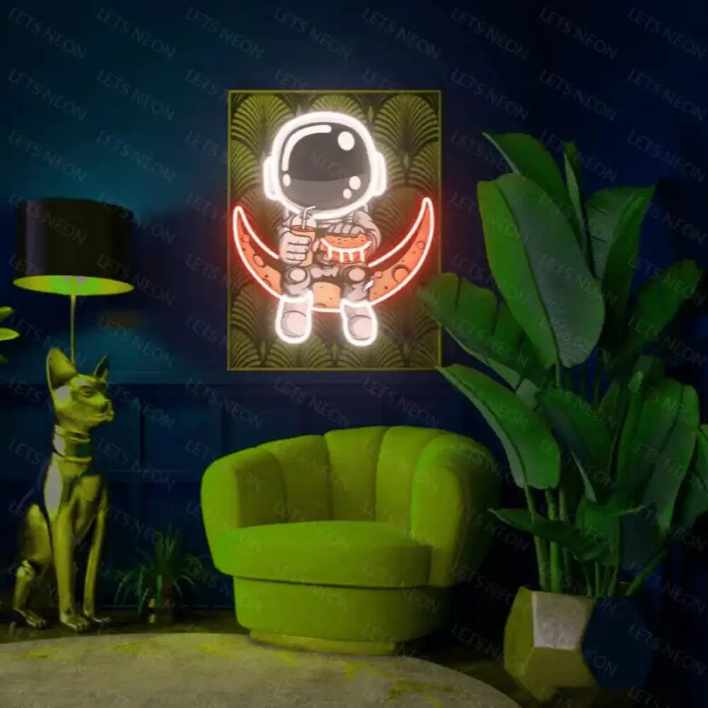 Astronaut UV Neon Sign Lets Neon