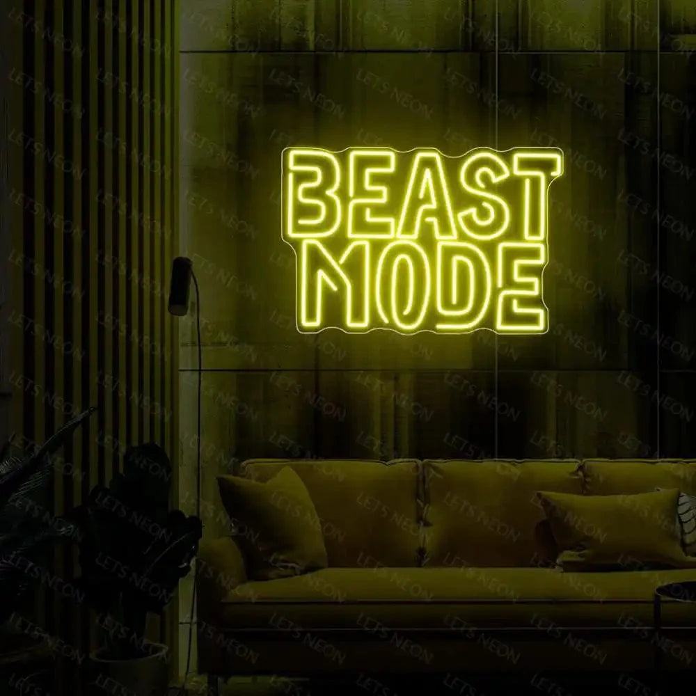Beast Mode Neon Sign Lets Neon