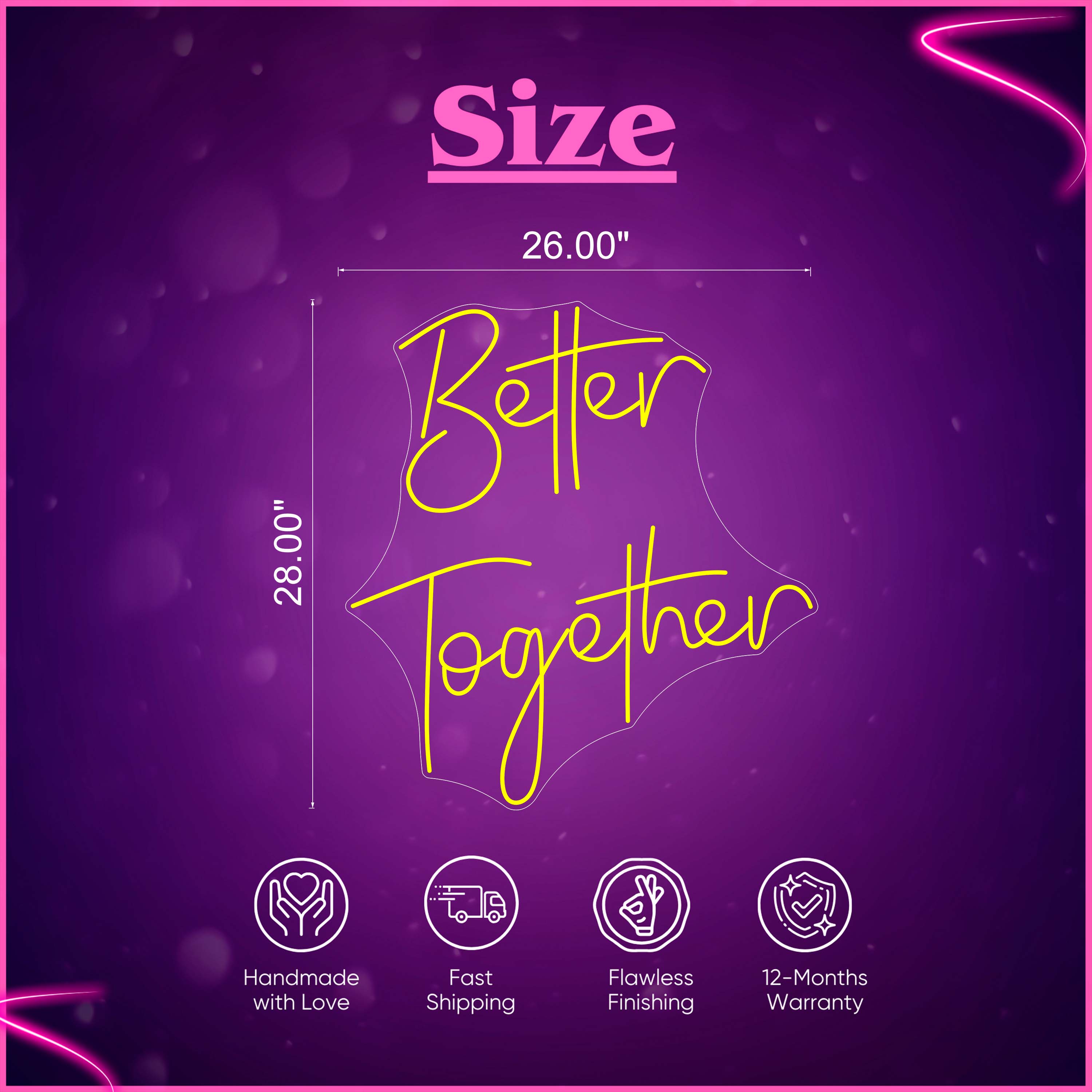 Better Together Neon Sign