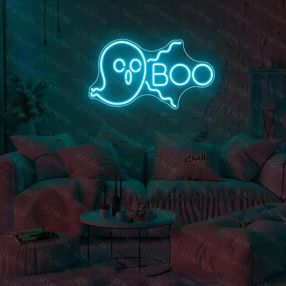 Boo Ghost Neon Sign Lets Neon