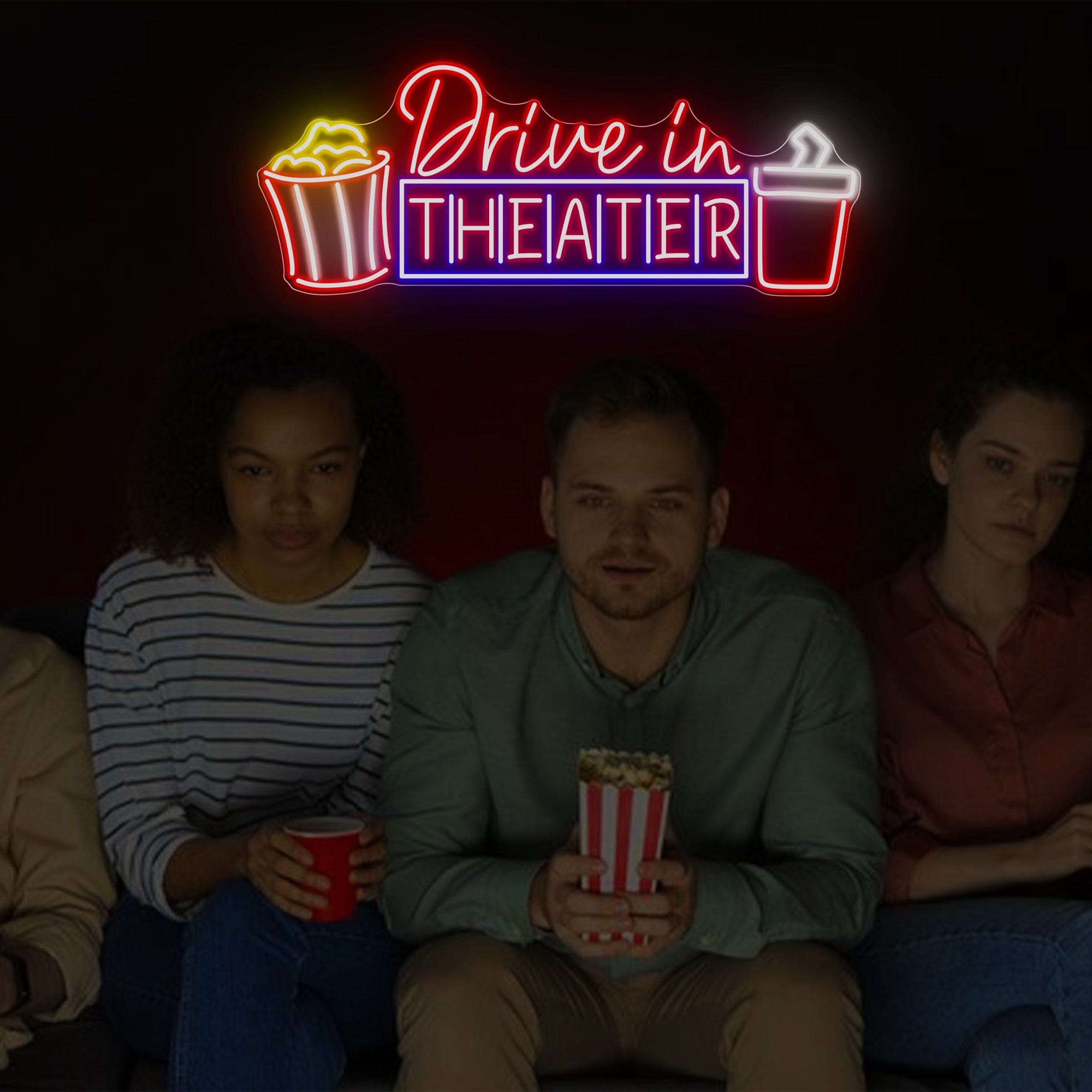 Drive In Theatre Neon sign Lets Neon