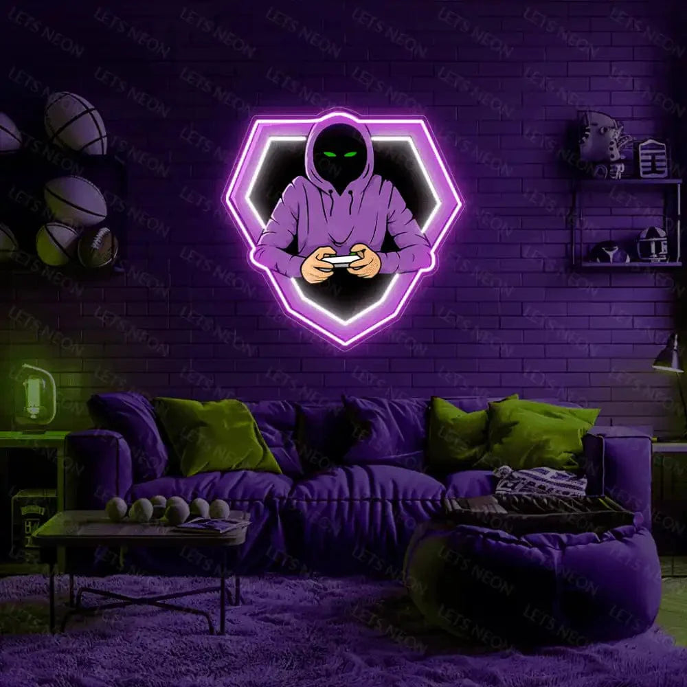 Esports Gaming UV Neon Sign Lets Neon