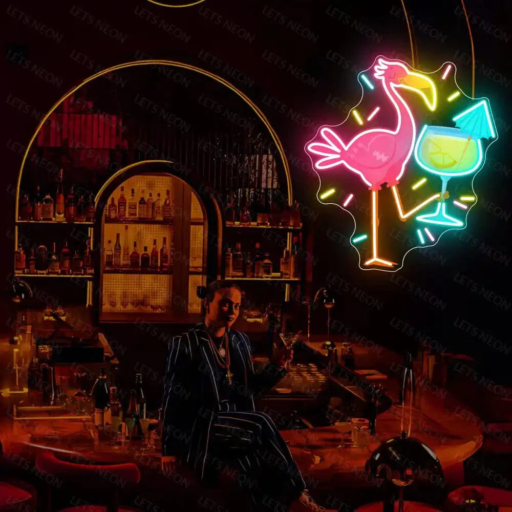 Flamingo UV Neon Sign Lets Neon