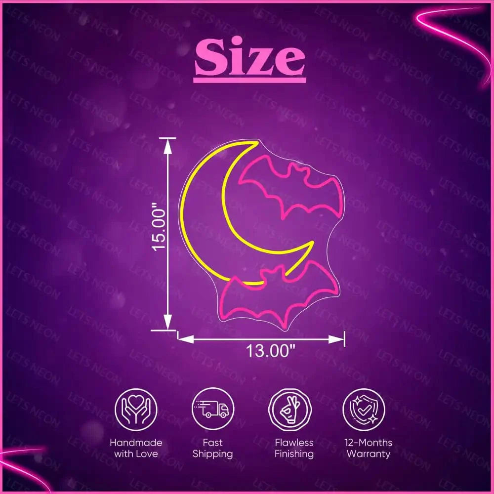 Flying Bat Neon Sign Lets Neon