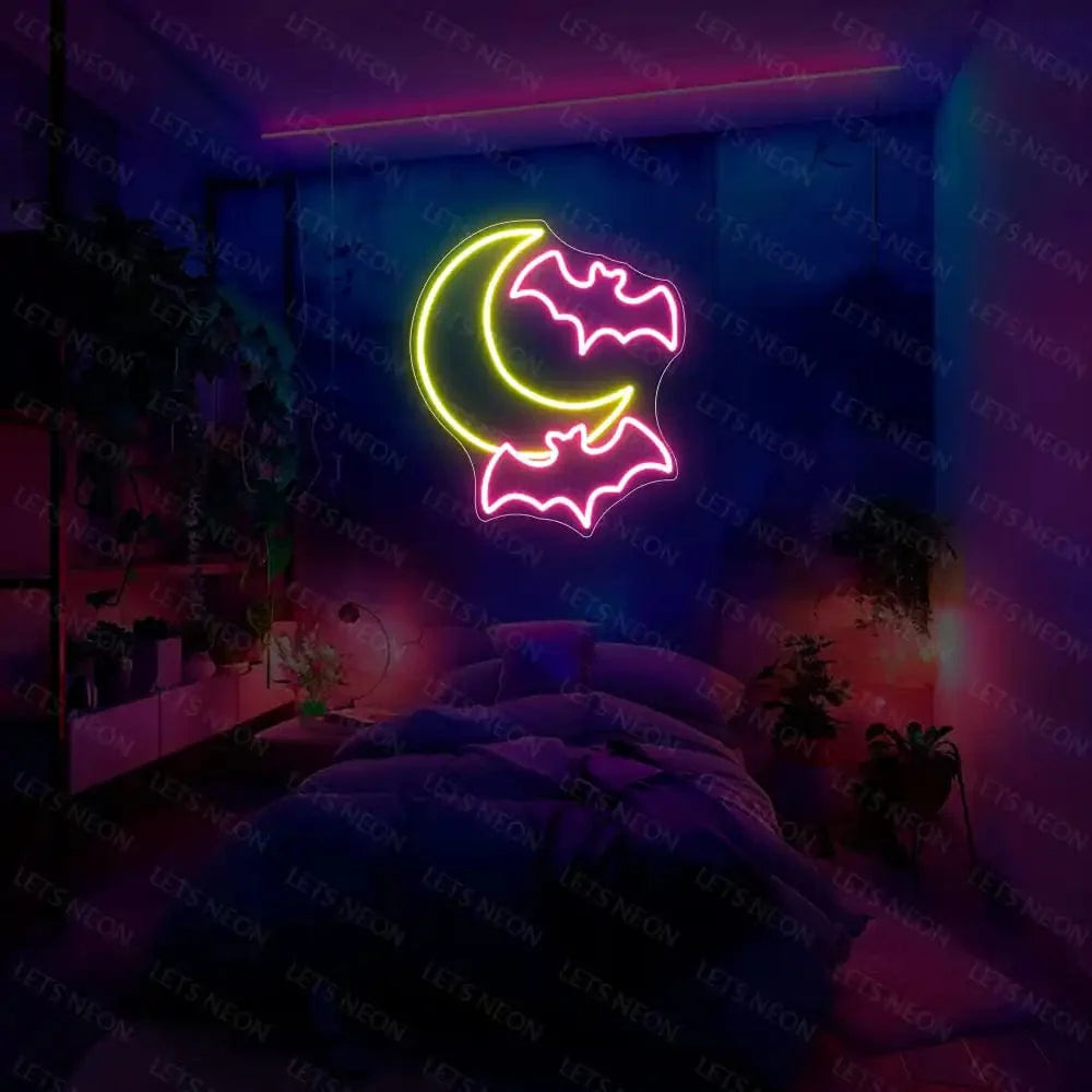 Flying Bat Neon Sign Lets Neon