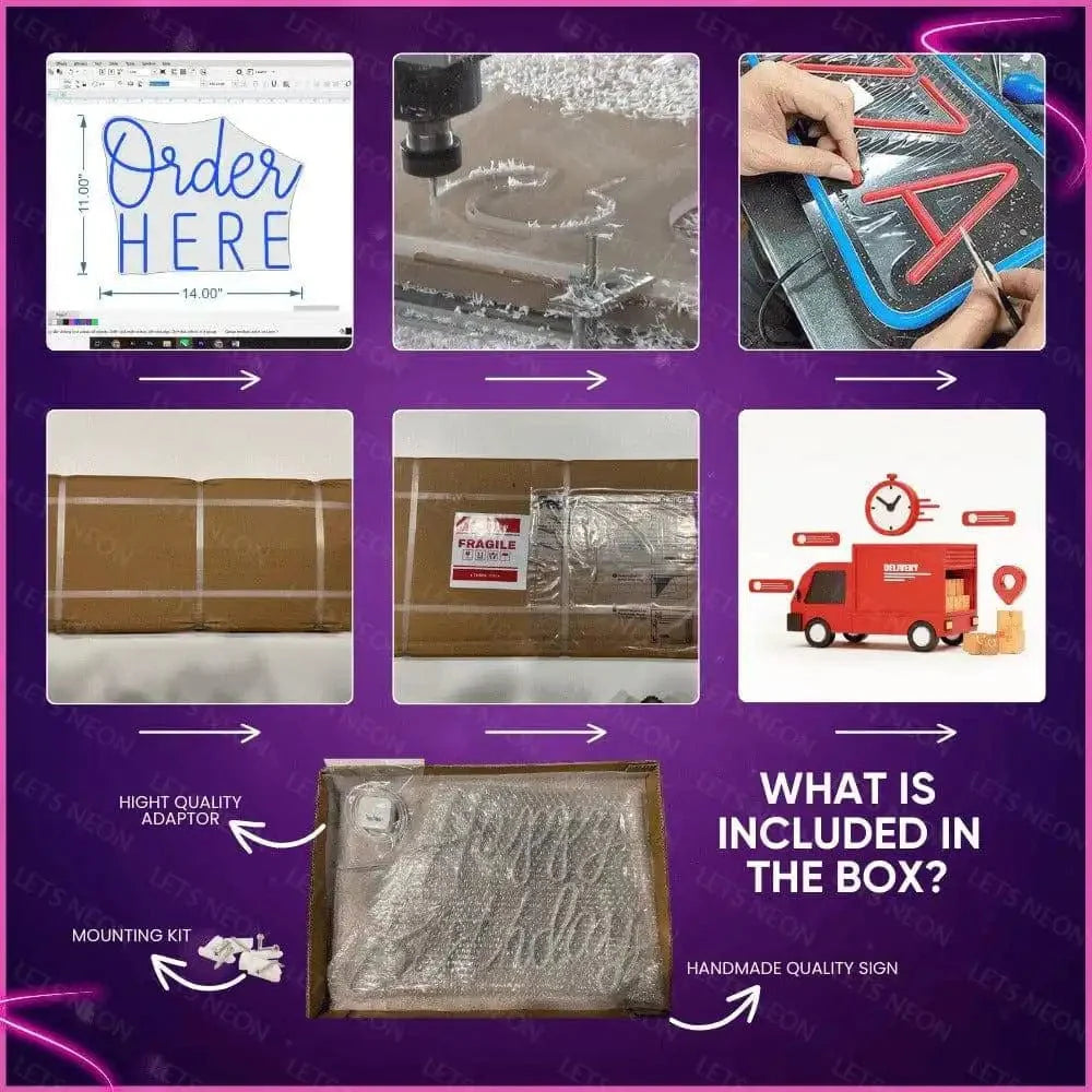 Yogurt UV Neon Sign Lets Neon