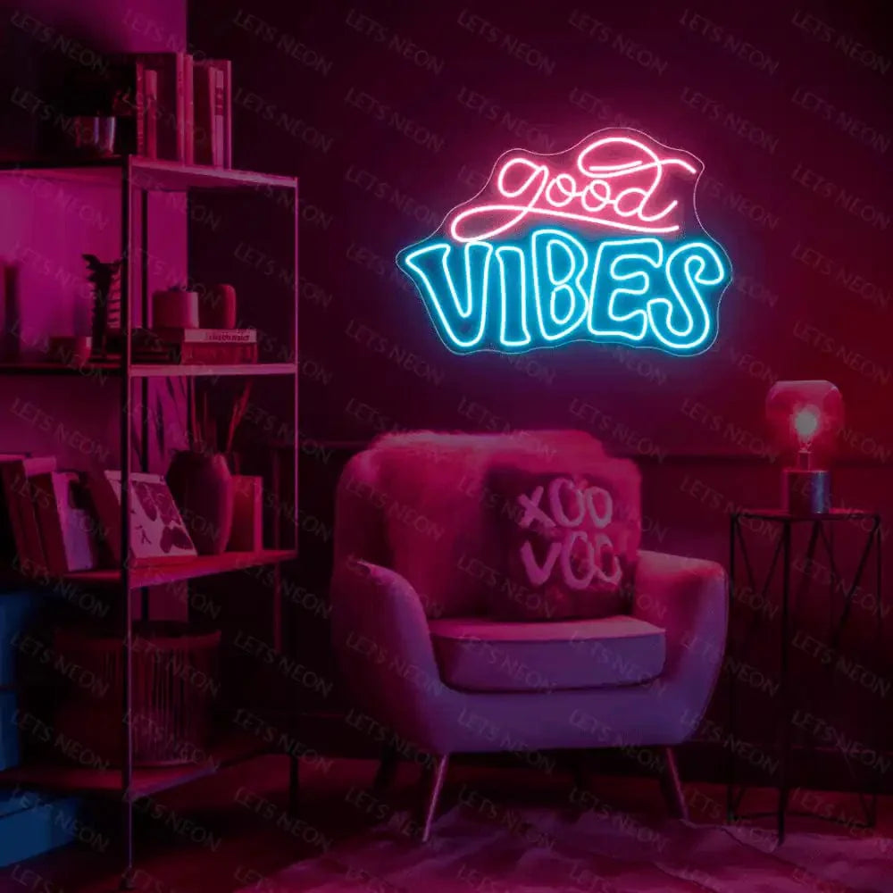 Good Vibes Neon Sign Lets Neon