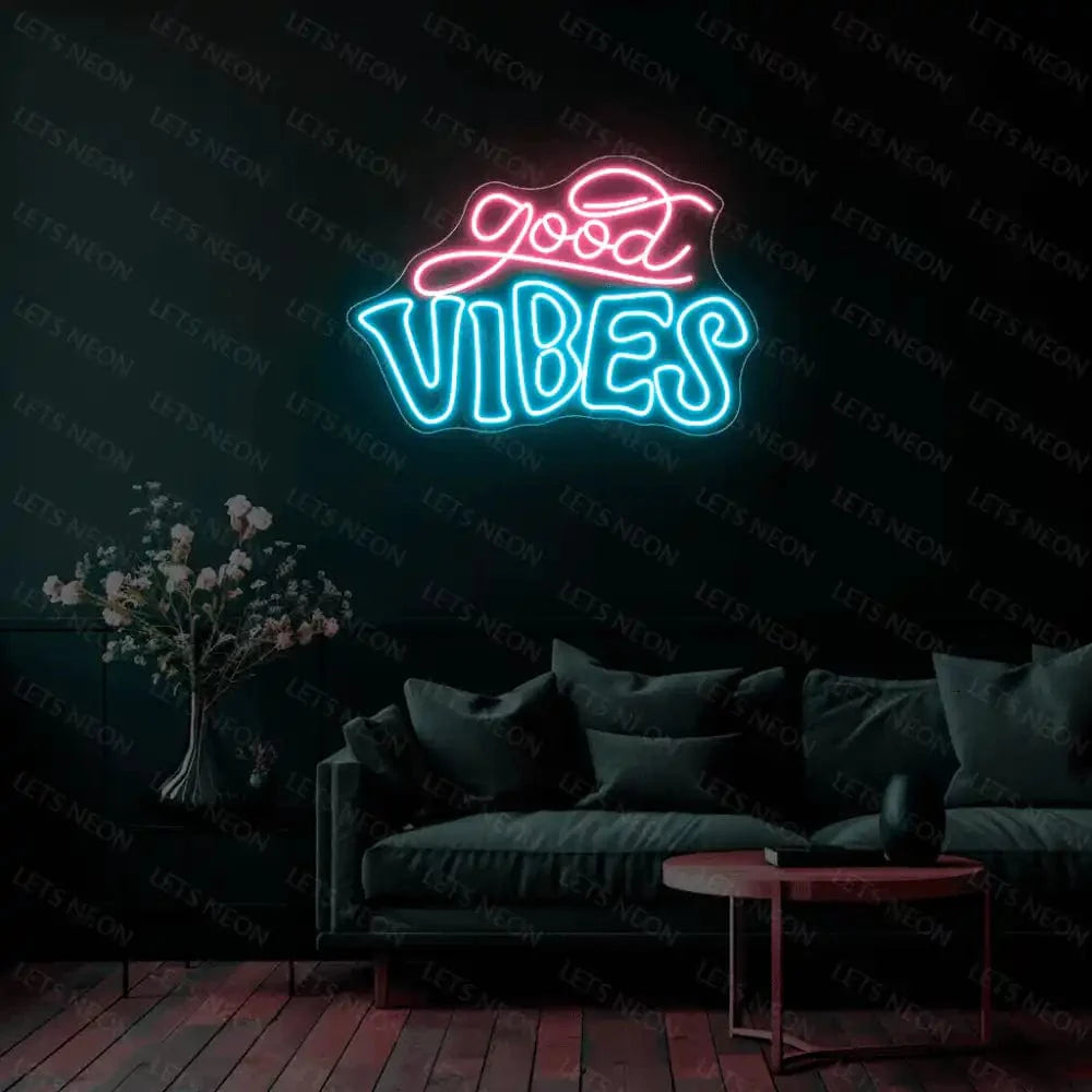 Good Vibes Neon Sign Lets Neon
