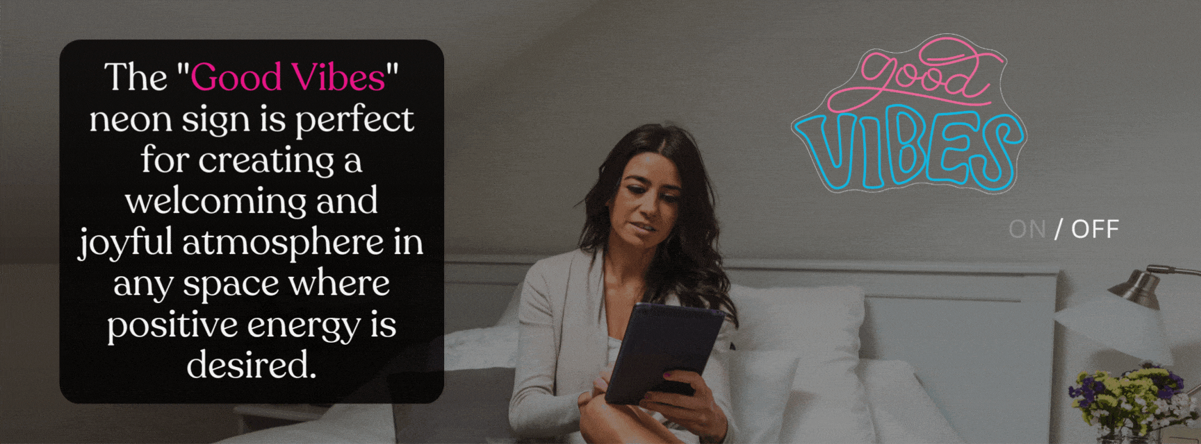 Good Vibes Neon Sign Lets Neon