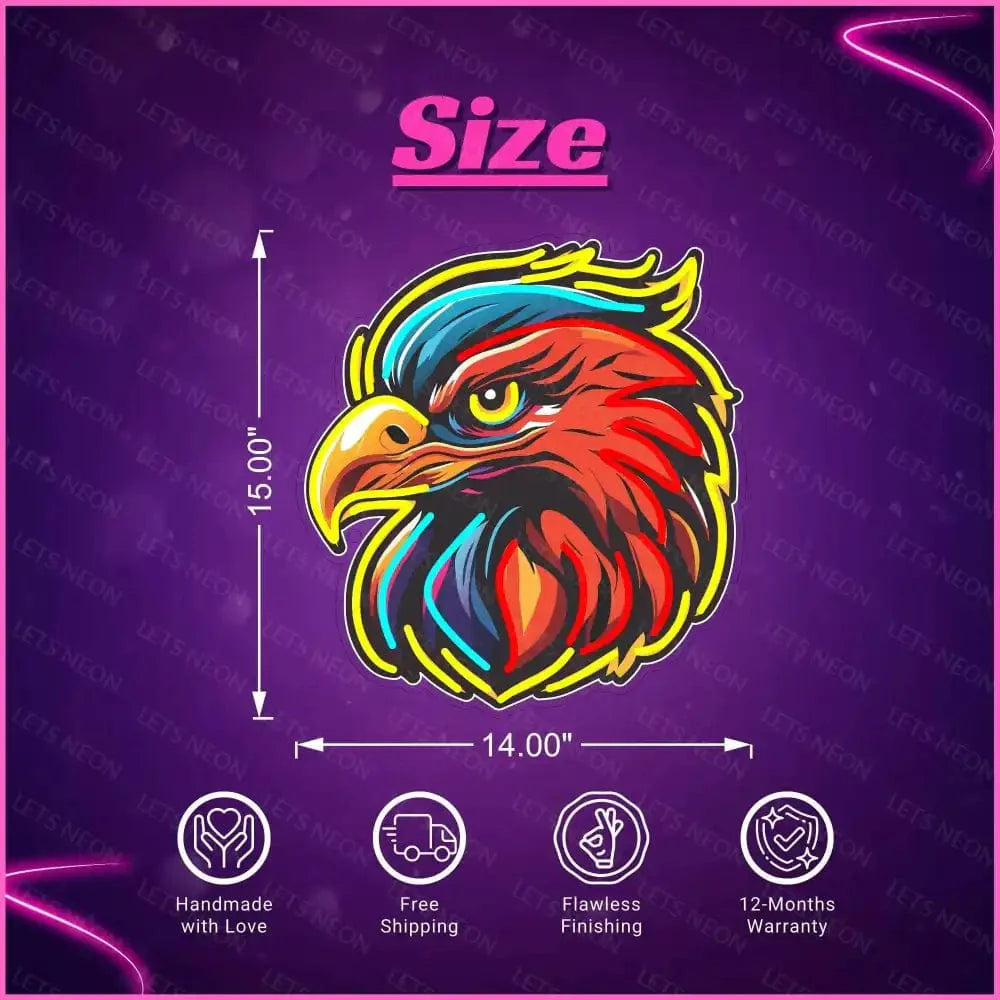 Hawk UV Neon Sign Lets Neon