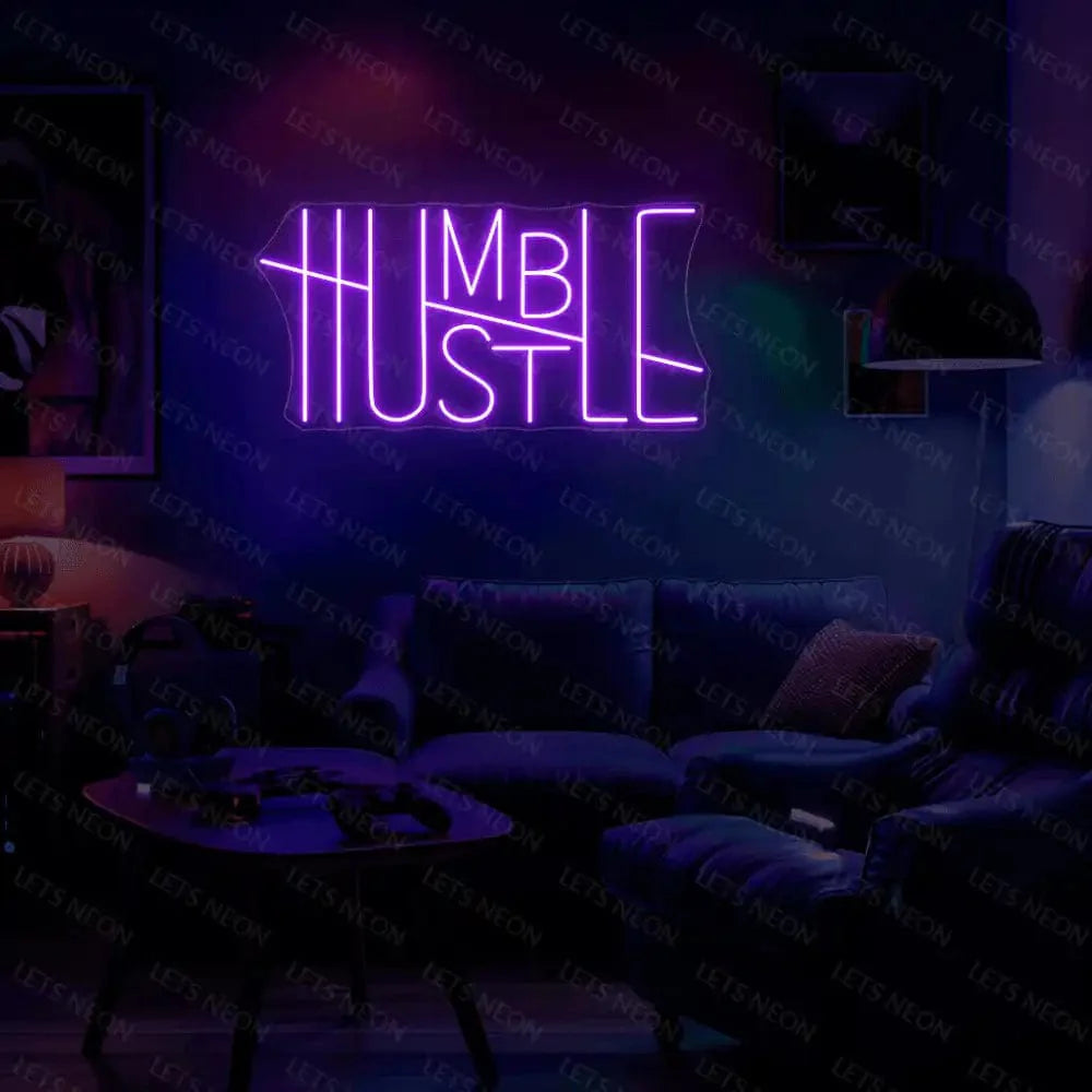 Humble Hustle Neon Sign Lets Neon