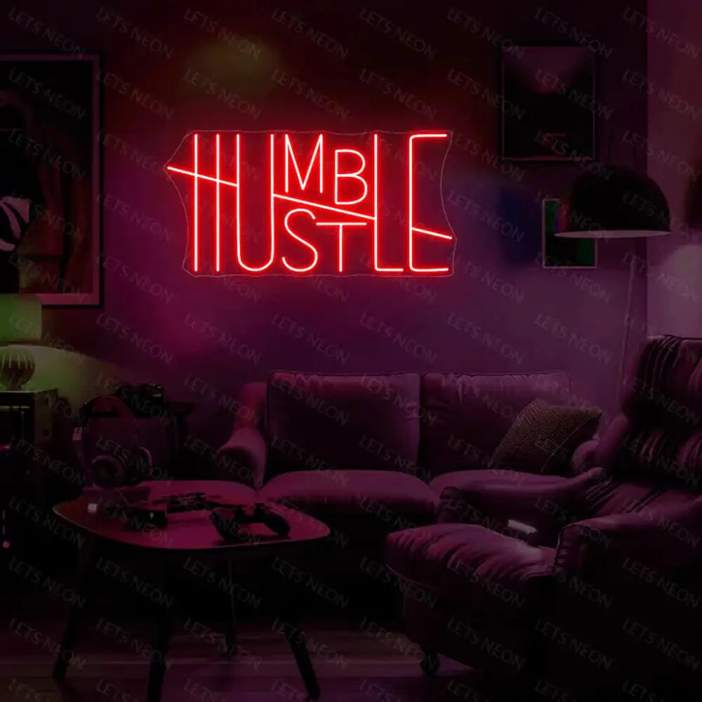 Humble Hustle Neon Sign Lets Neon