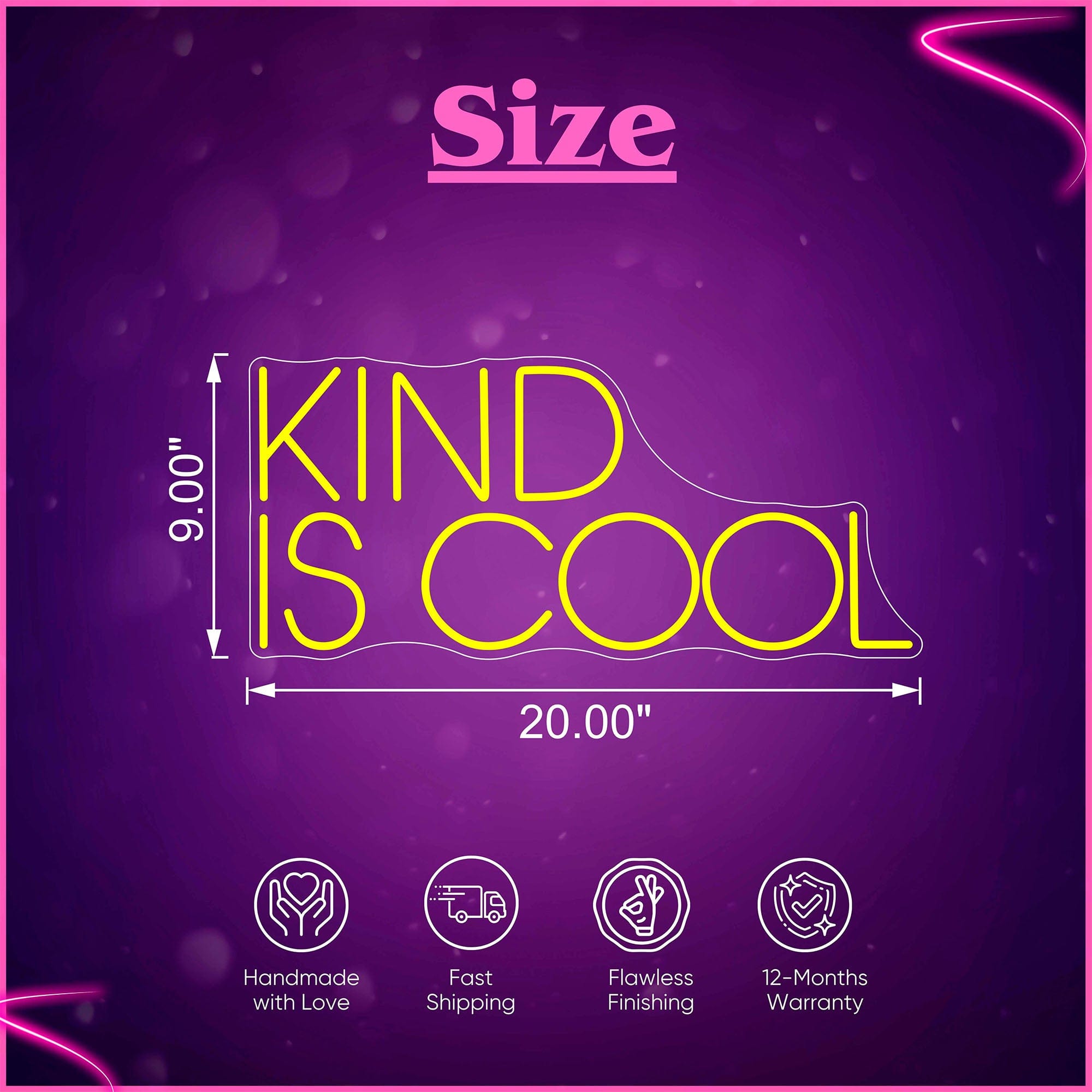 Kind Is Cool Neon Sign Lets Neon