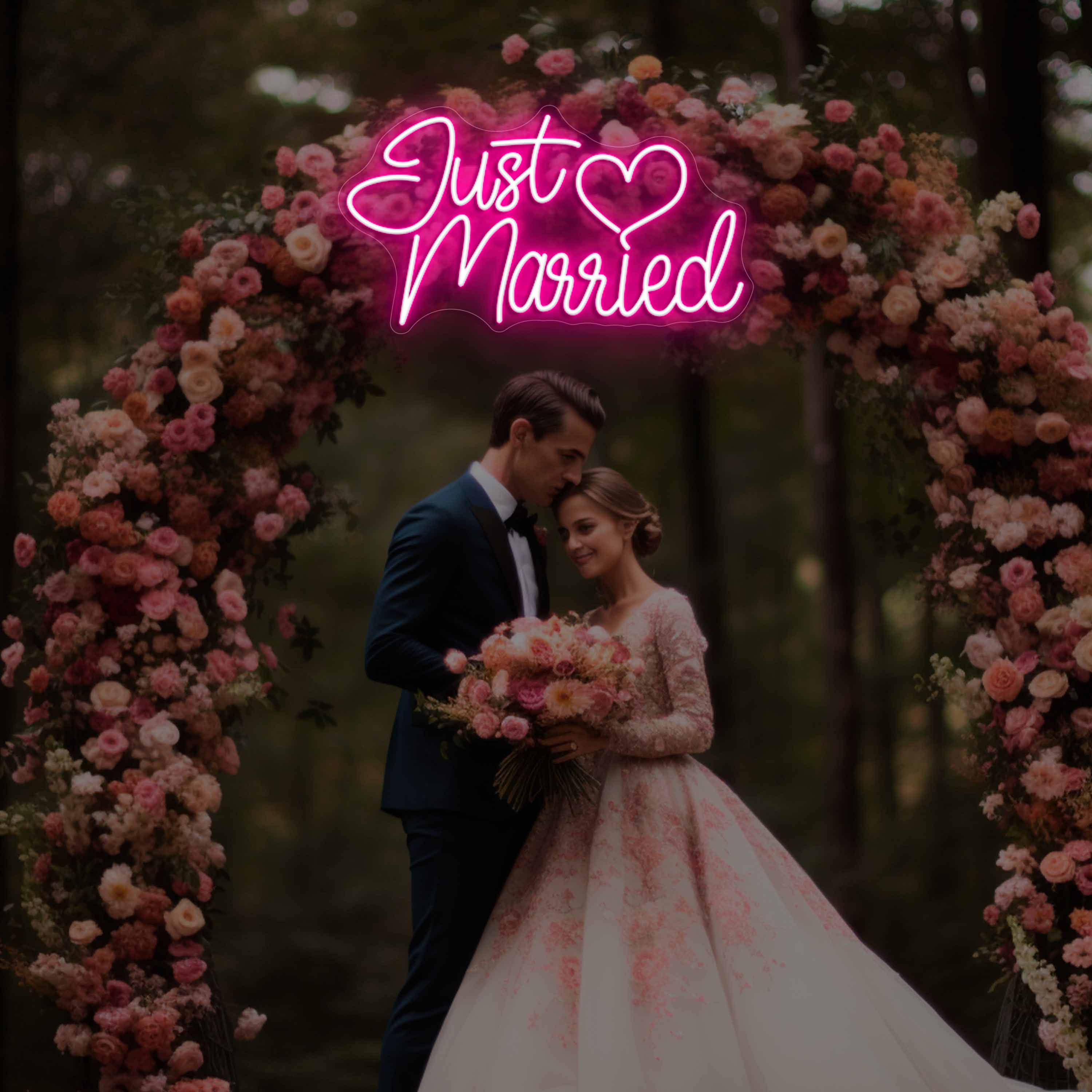 Just Married Neon Sign Lets Neon