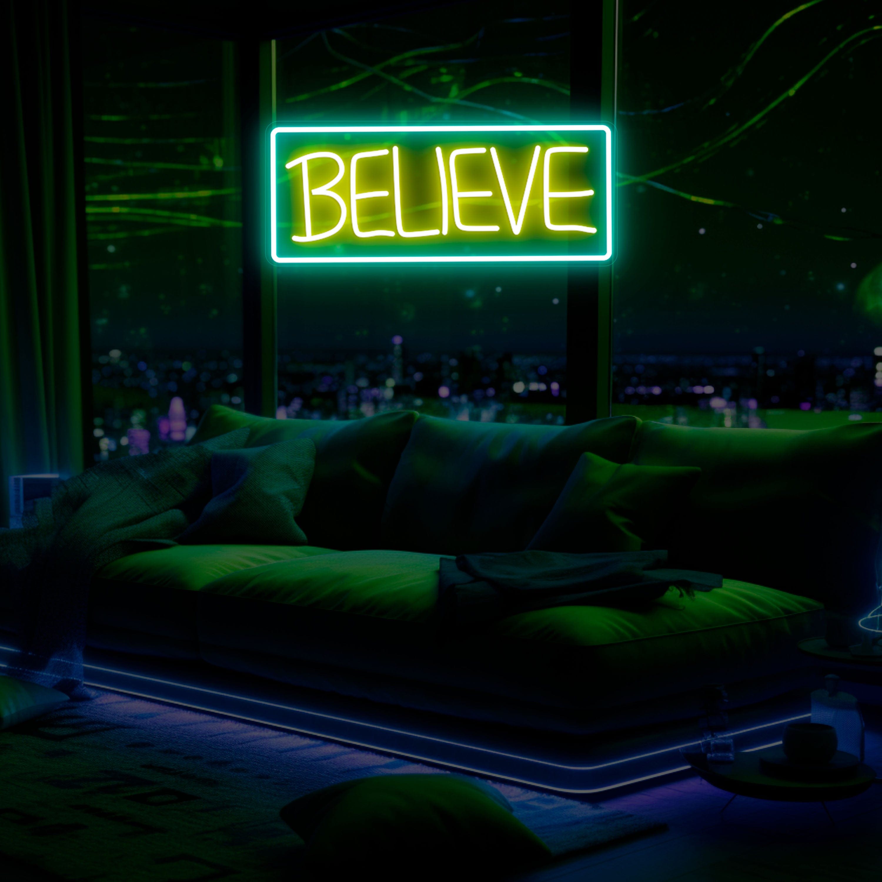 BELIEVE Neon Sign Lets Neon