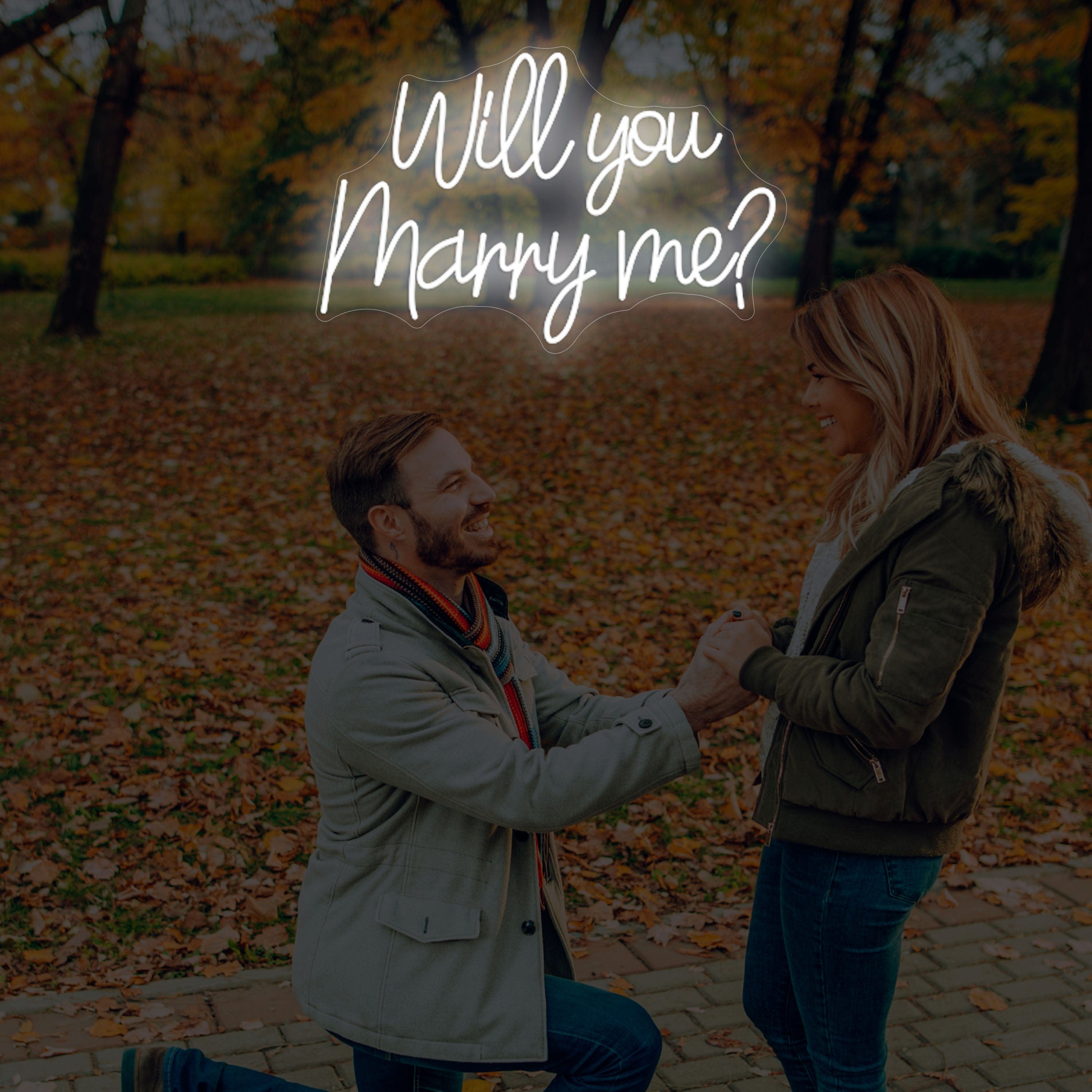 Will you marry me? Neon Sign Lets Neon