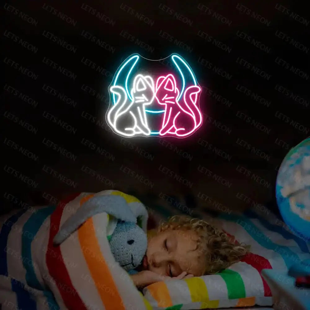 Moon Cats Neon Sign Lets Neon