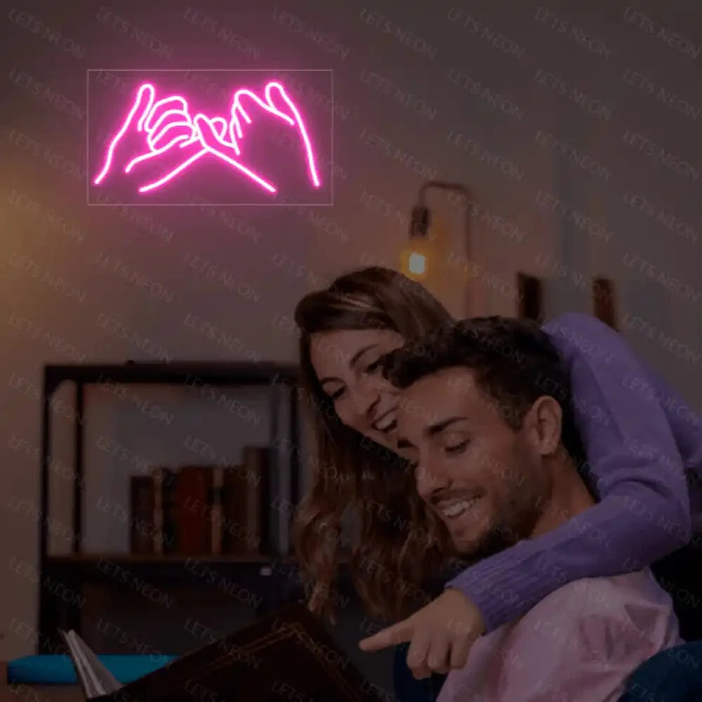 Pinky Promise Neon Sign Lets Neon
