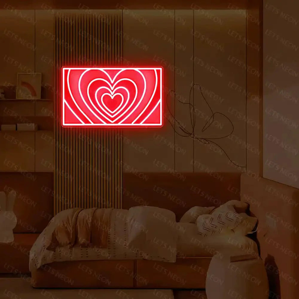 PPG Heart UV Neon Sign Lets Neon