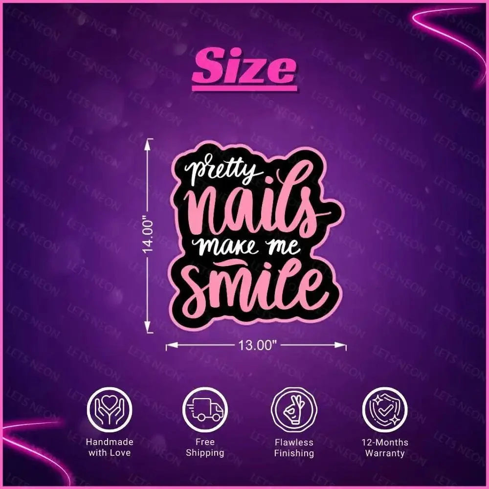 Pretty Nails UV Neon Sign Lets Neon