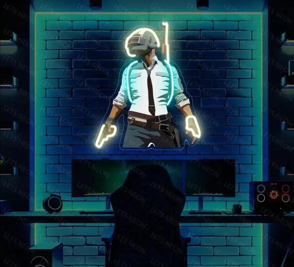 Pubg UV Neon Sign Lets Neon