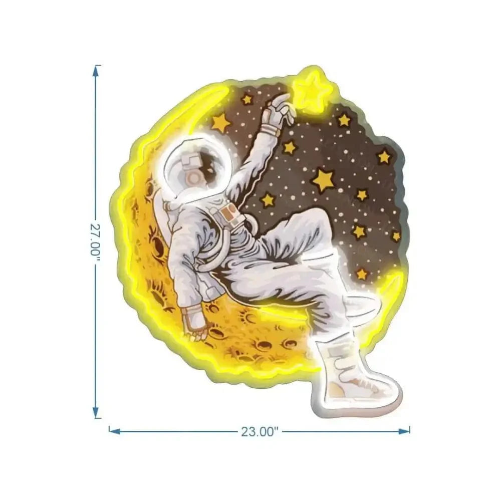 Reaching For The Stars UV Print Neon Sign Lets Neon