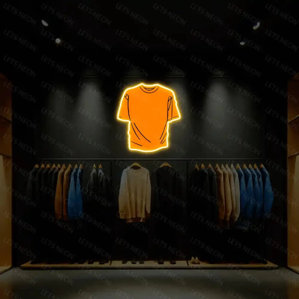 Shirt UV Neon Sign Lets Neon