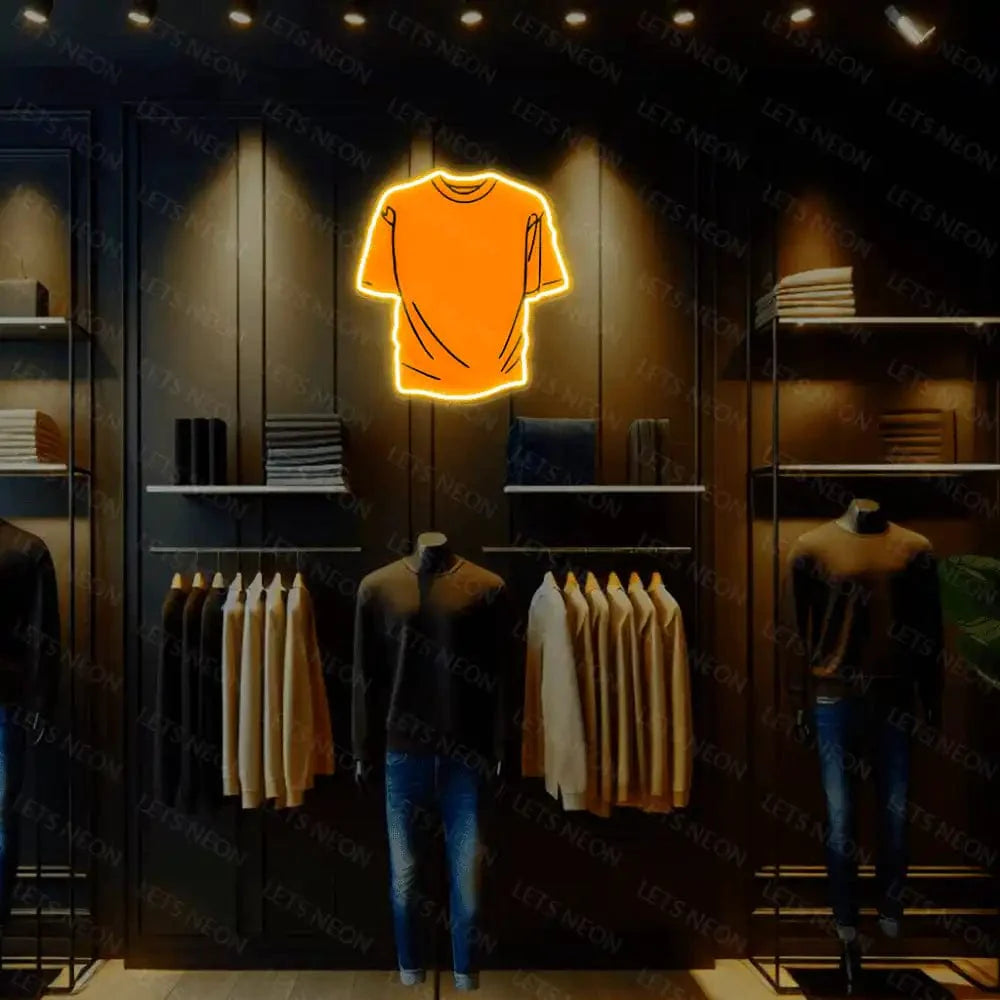 Shirt UV Neon Sign Lets Neon