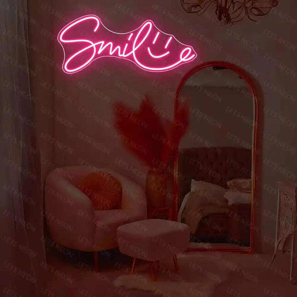 Smile Neon Sign Lets Neon