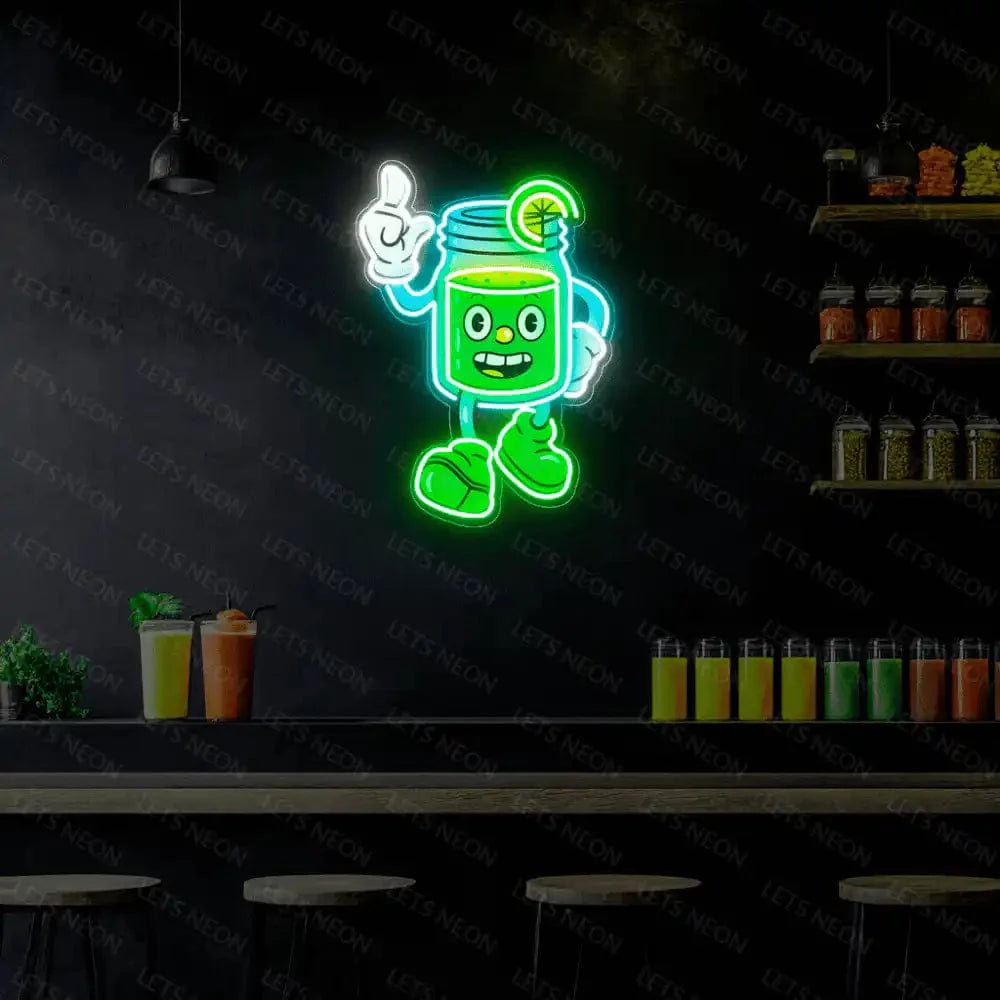 Smoothie UV Neon Sign Lets Neon