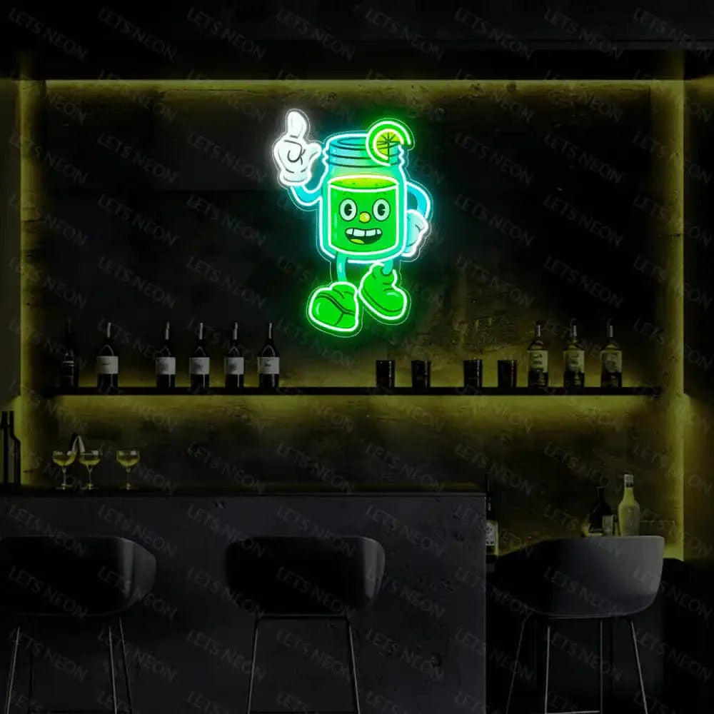 Smoothie UV Neon Sign Lets Neon