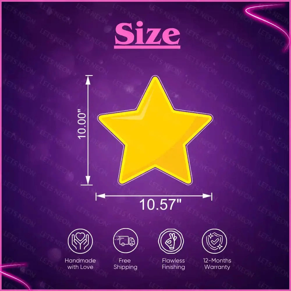 Star UV Neon Sign Lets Neon