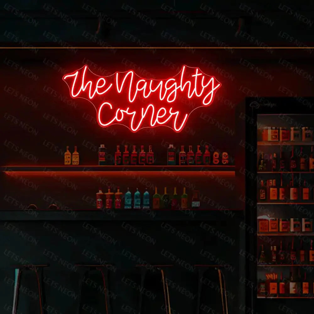 The Naughty Corner Neon Sign Lets Neon