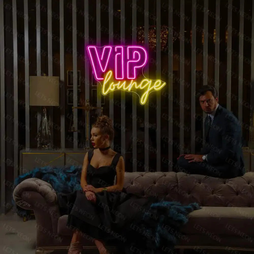 Vip Lounge Neon Sign Lets Neon