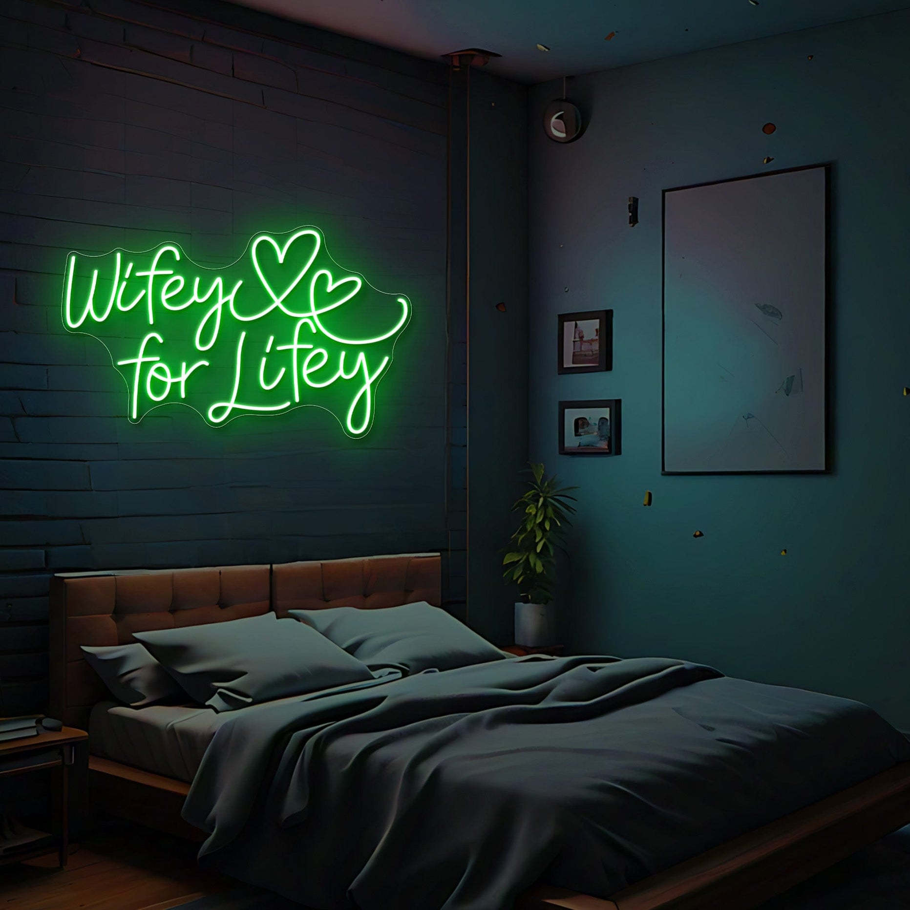 Wifey For Lifey Neon Sign Lets Neon