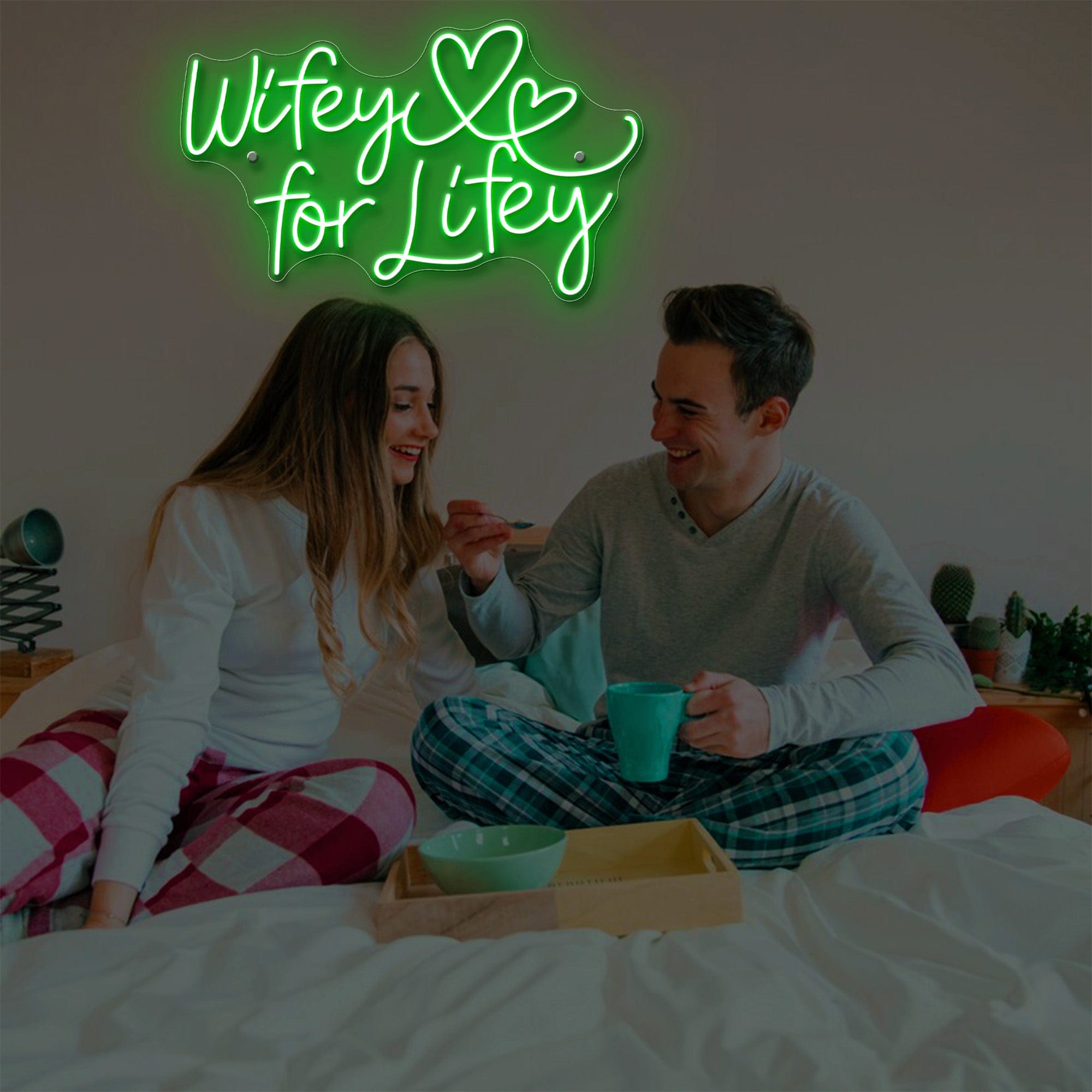 Wifey For Lifey Neon Sign Lets Neon