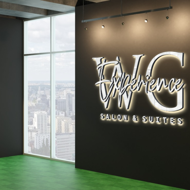 Custom 3d metal backlit sign (Peachyy Banzz)