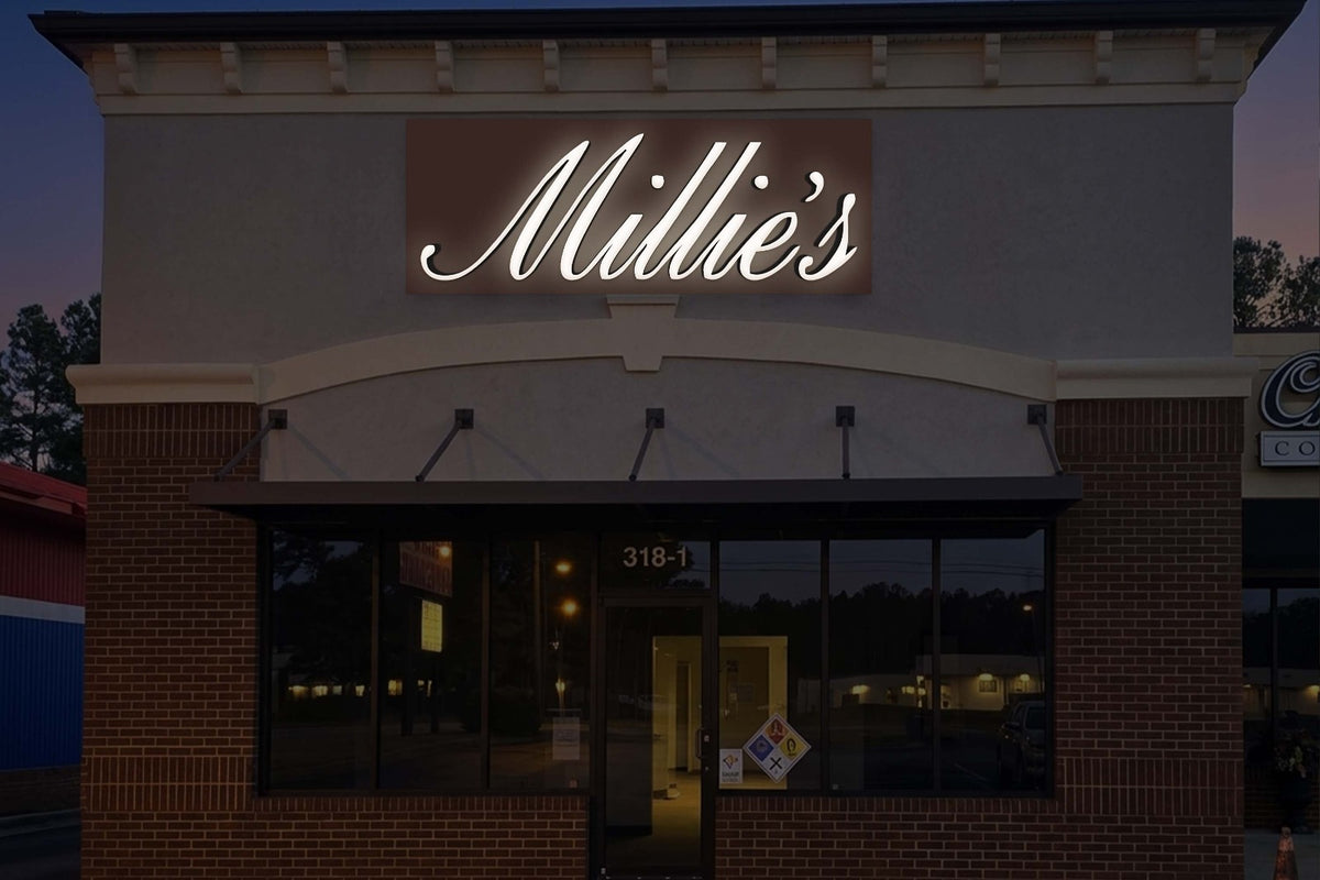 Custom Frontlit signs with backboard (Quantity 3) 50% payment